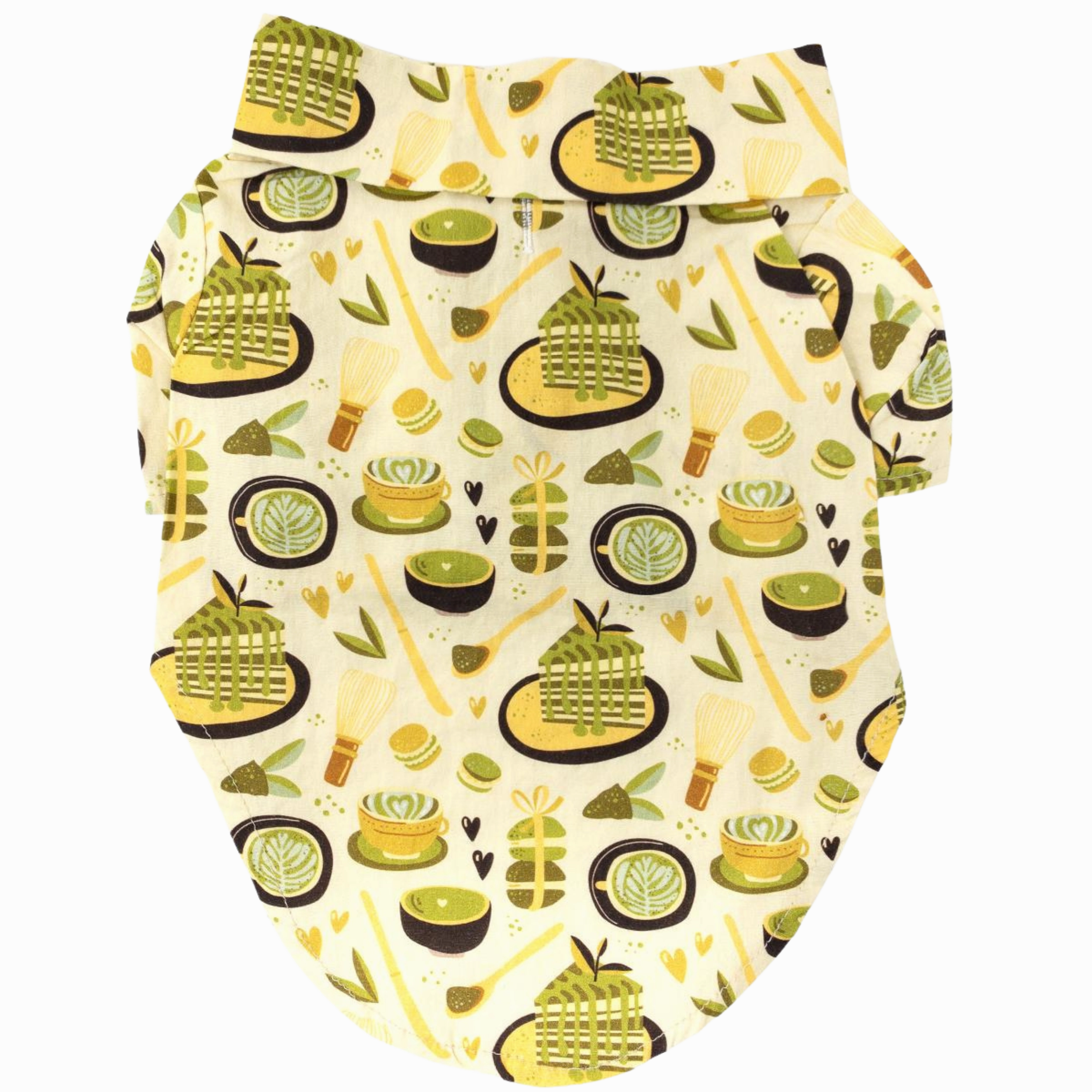 Hawaiian Camp Shirt | Matcha Tea
