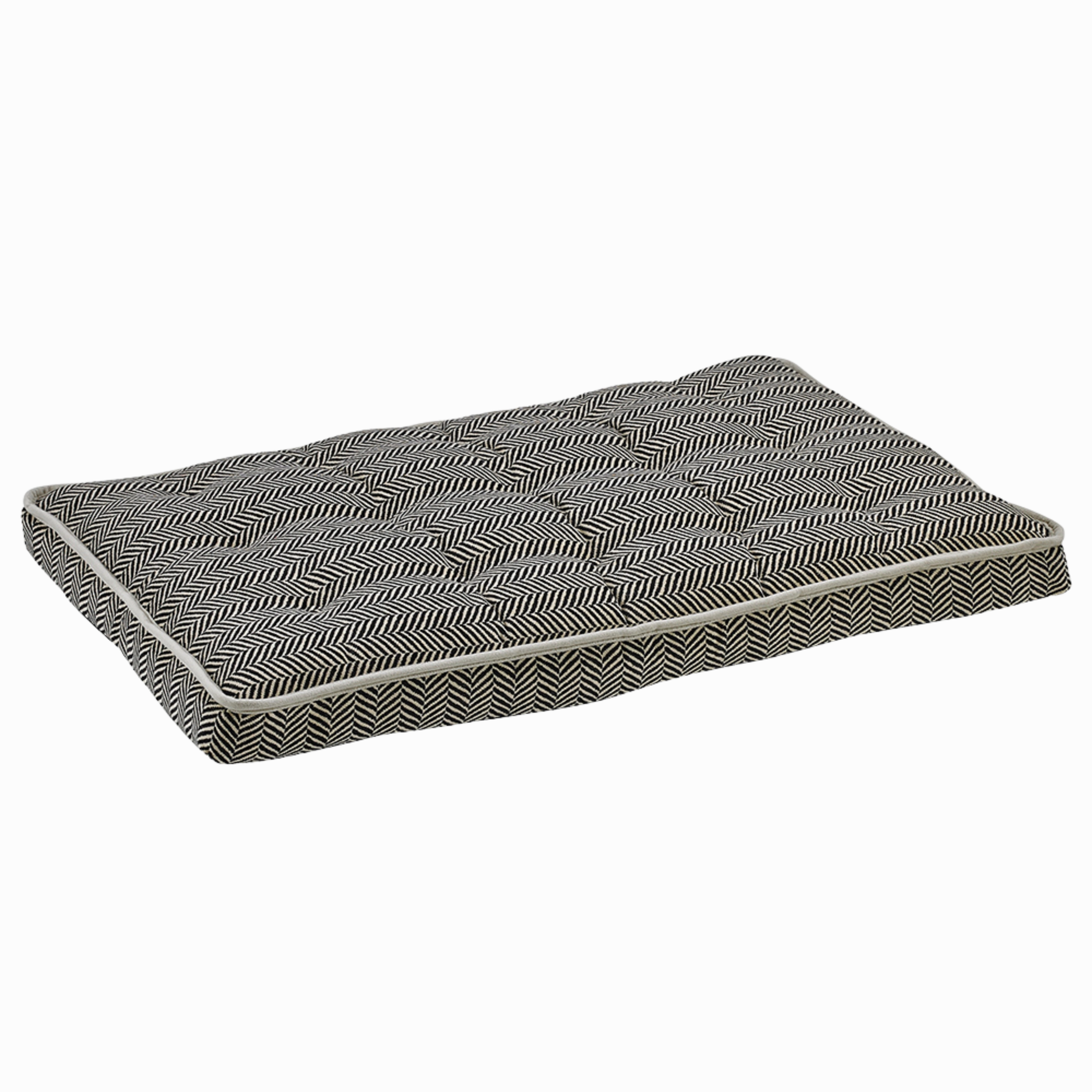 Luxury Microvelvet Crate Mattress | Herringbone