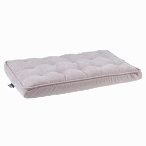 Luxury Washed Microvelvet Crate Mattress | Blush
