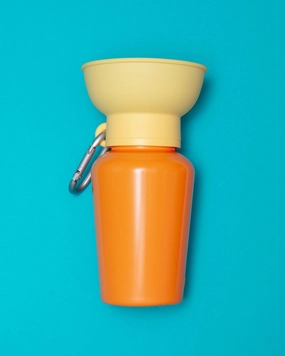 Mango and Lemon Flip Dog Travel Water Bottle (Limited Edition)