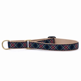 Martingale Collar | Black Tartan Plaid