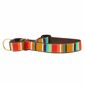 Martingale Collar | Brown Stripe