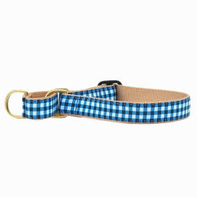 Martingale Collar | Navy Gingham