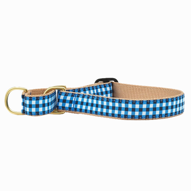 Martingale Collar | Navy Gingham