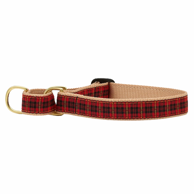 Martingale Collar | New Red Plaid