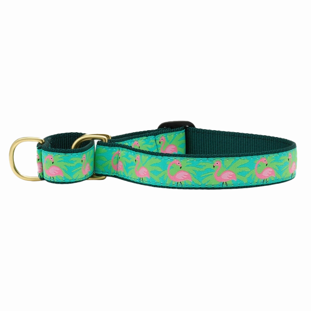Martingale Collar | Pink Flamingos