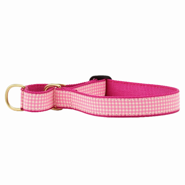 Martingale Collar | Pink Gingham