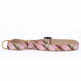 Martingale Collar | Pink Plaid