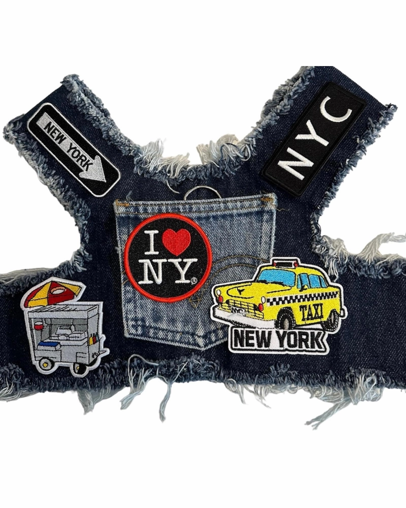 NYC Denim Dog Harness (Dog & Co. Exclusive)