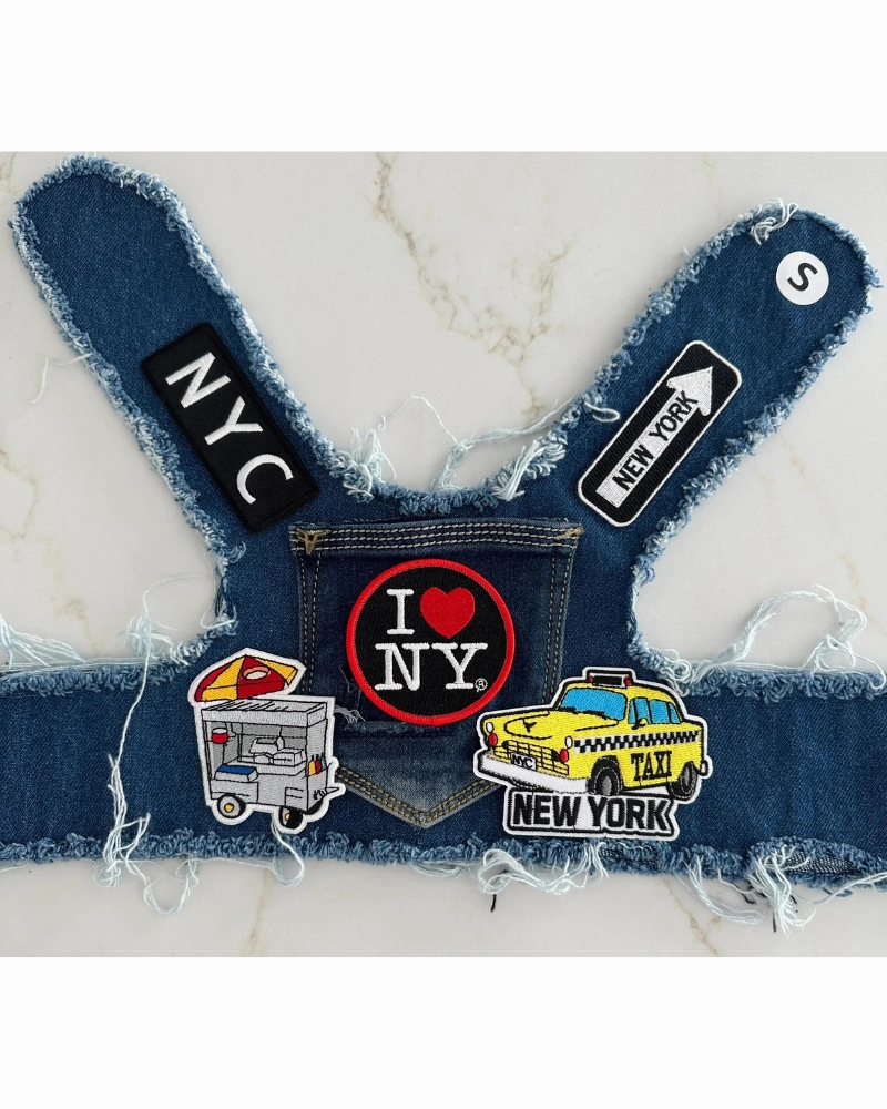 NYC Denim Dog Harness (Dog & Co. Exclusive)