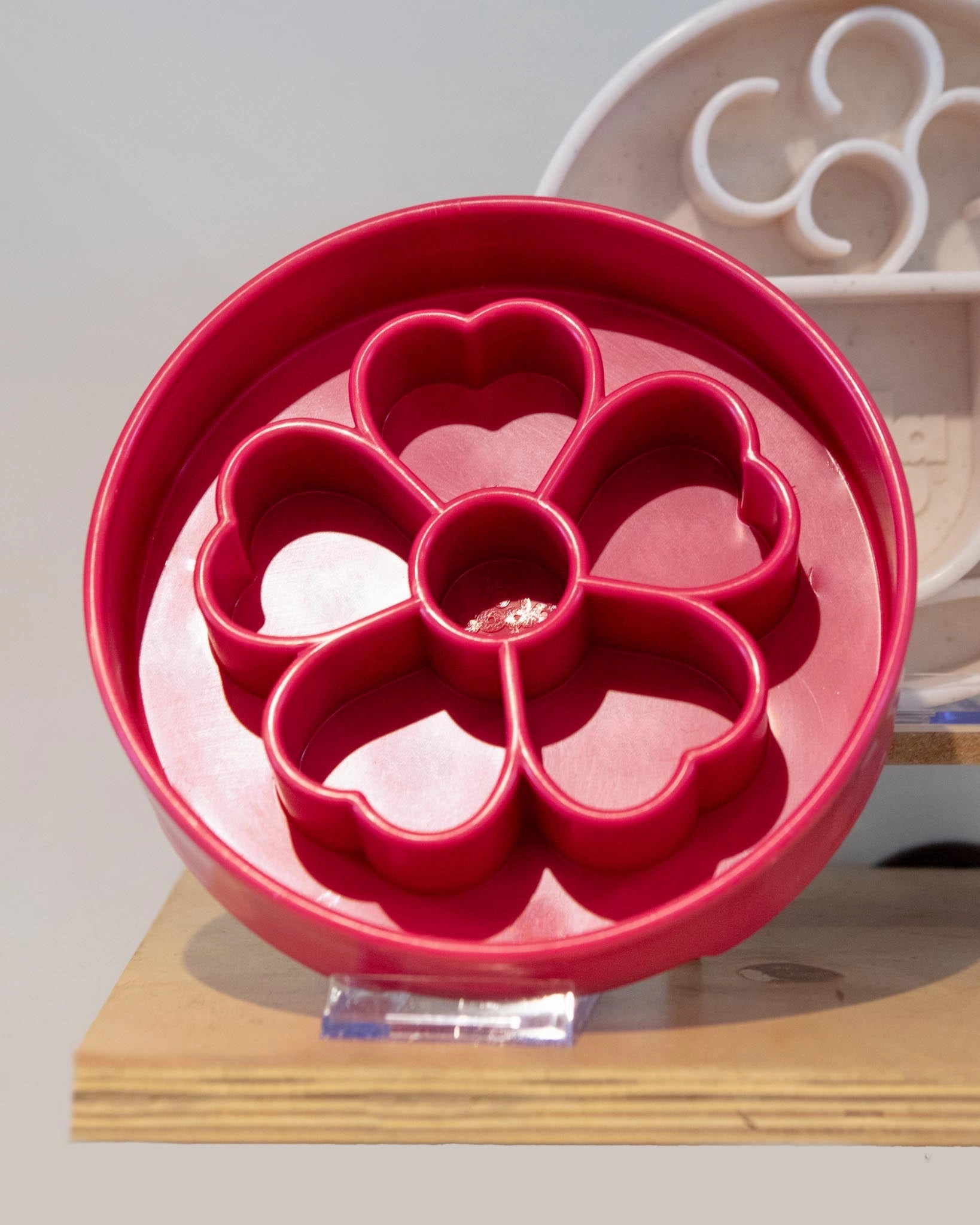 Pink Flower Slow Feeder for Dogs (Made in the USA)
