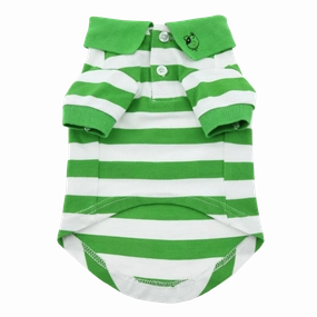 Polo Shirt | Emerald Stripes