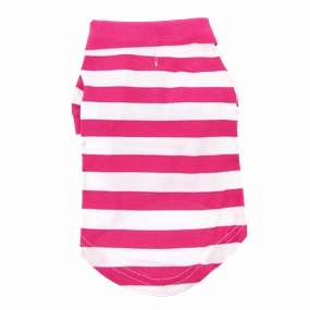 Polo Shirt | Magenta Stripes