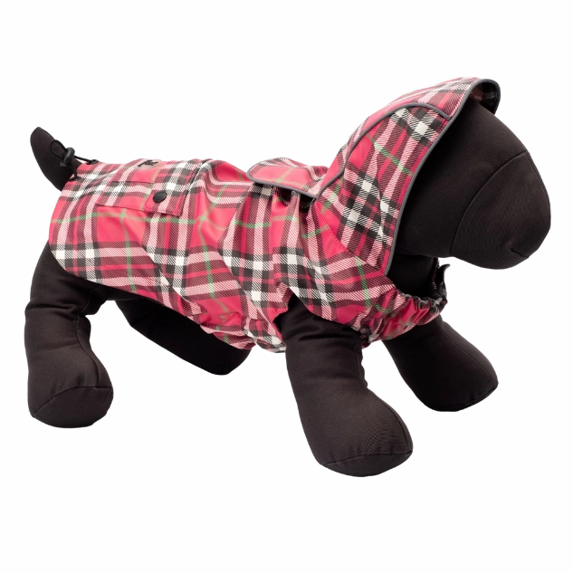 Raincoat | Bias Plaid Pink