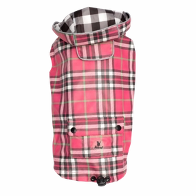 Raincoat | Bias Plaid Pink
