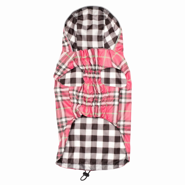 Raincoat | Bias Plaid Pink