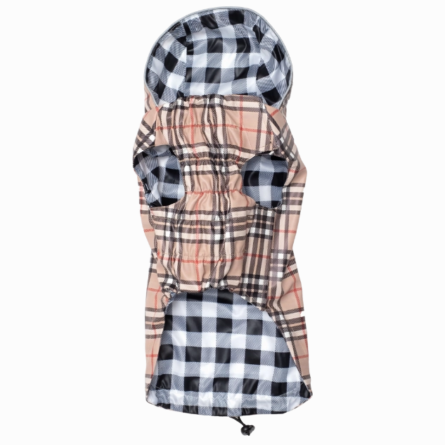 Raincoat | Bias Plaid Tan