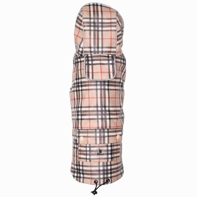 Raincoat | Bias Plaid Tan