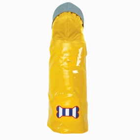 Raincoat Slicker | Yellow Striped Bone