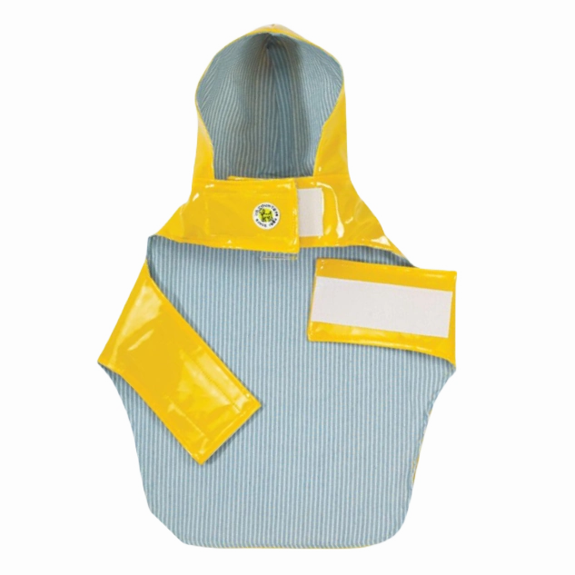 Raincoat Slicker | Yellow Striped Bone
