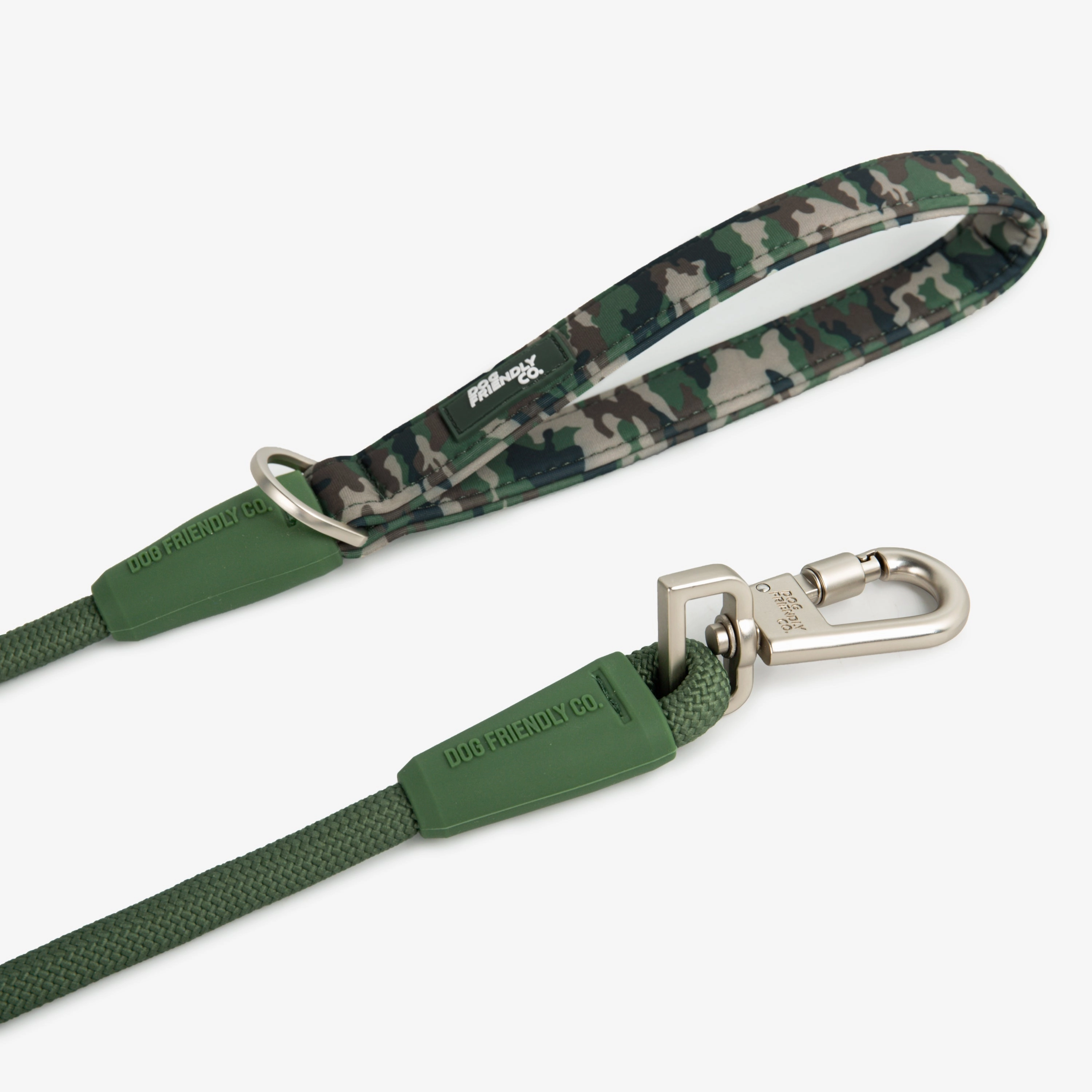 Rope Dog Leash - Green Camo