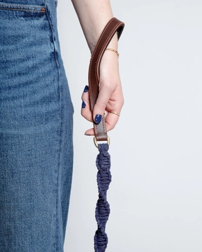 Seaside Cotton Woven Rope Dog Leash