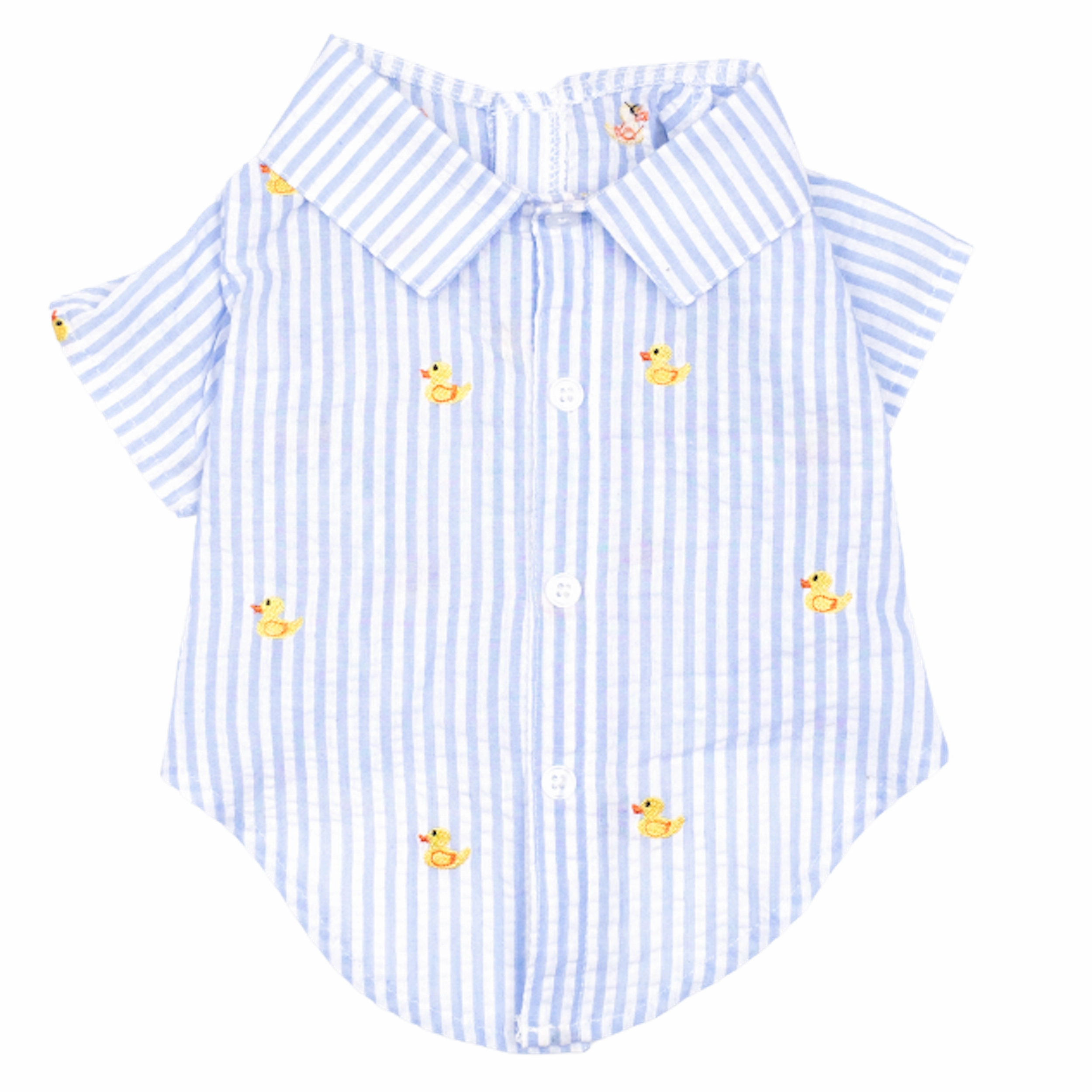 Shirt | Blue Stripe Rubber Duck
