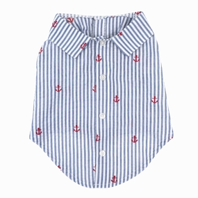 Shirt | Navy Stripe Anchors