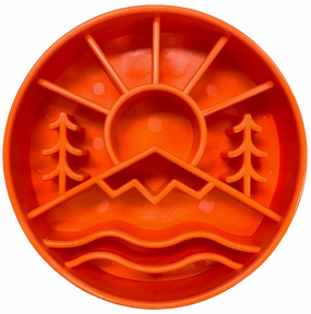Slow Feeder Bowl | Great Outdoors Orange