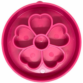 Slow Feeder Bowl | Pink Flower