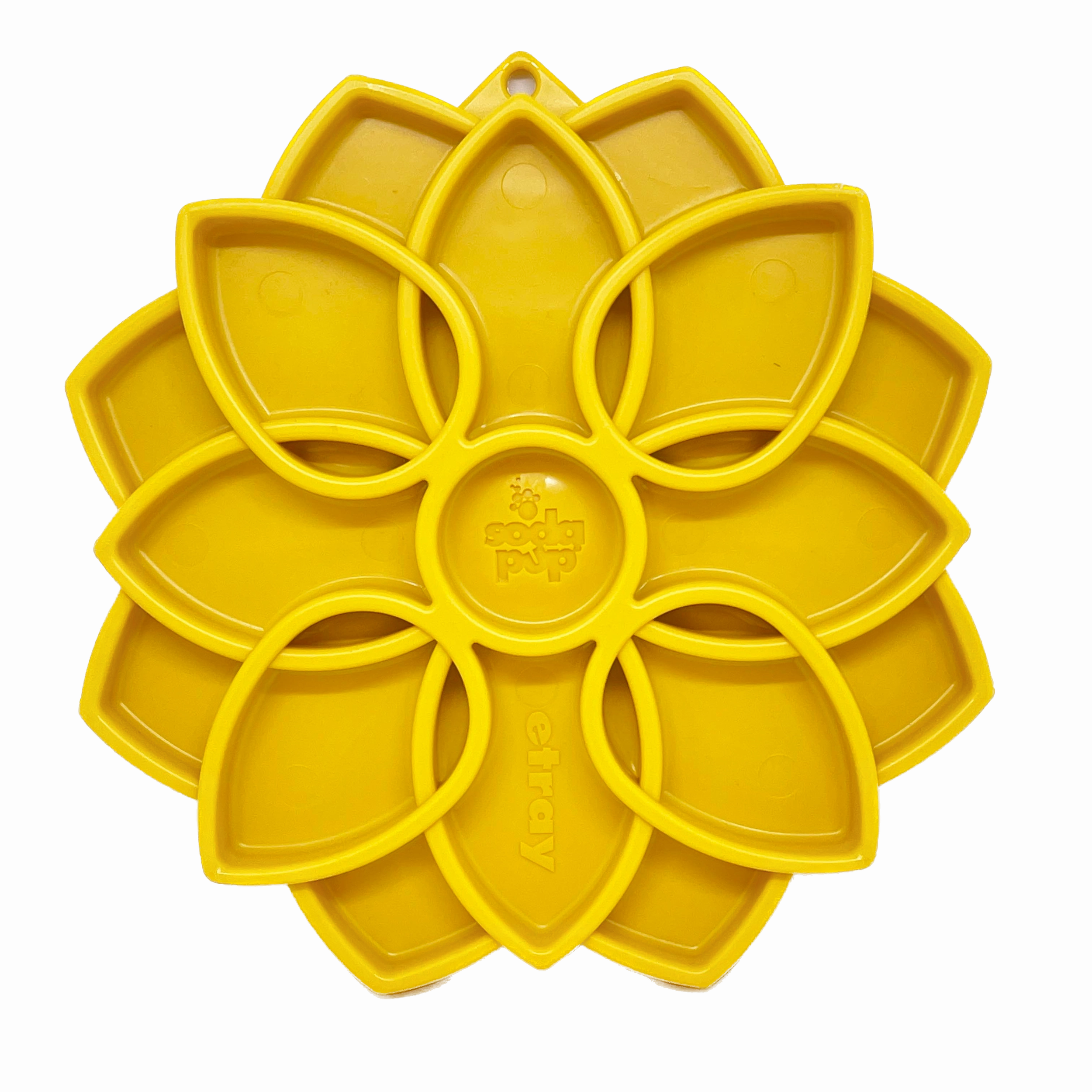 Snacking Tray | Mandala Yellow