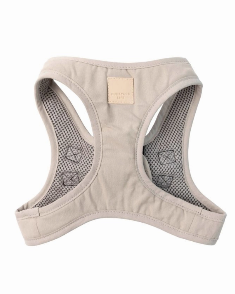 Soft Fabric Step-In Dog Harness in Sandstone, Myrtle Green, or Blush