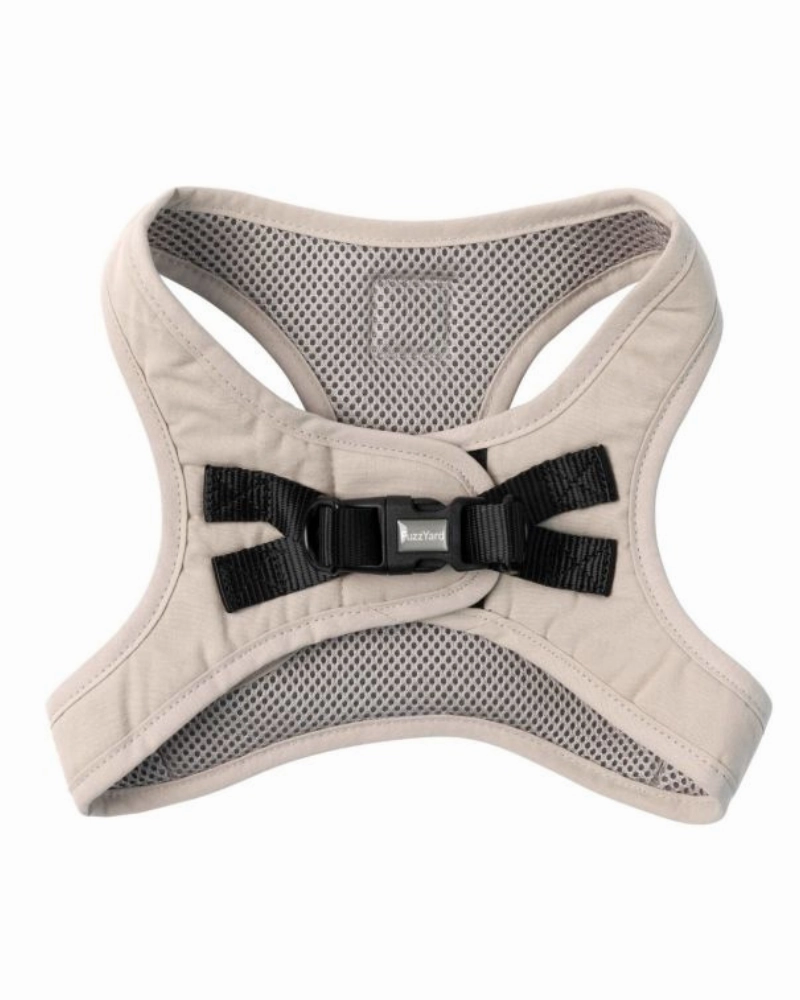 Soft Fabric Step-In Dog Harness in Sandstone, Myrtle Green, or Blush