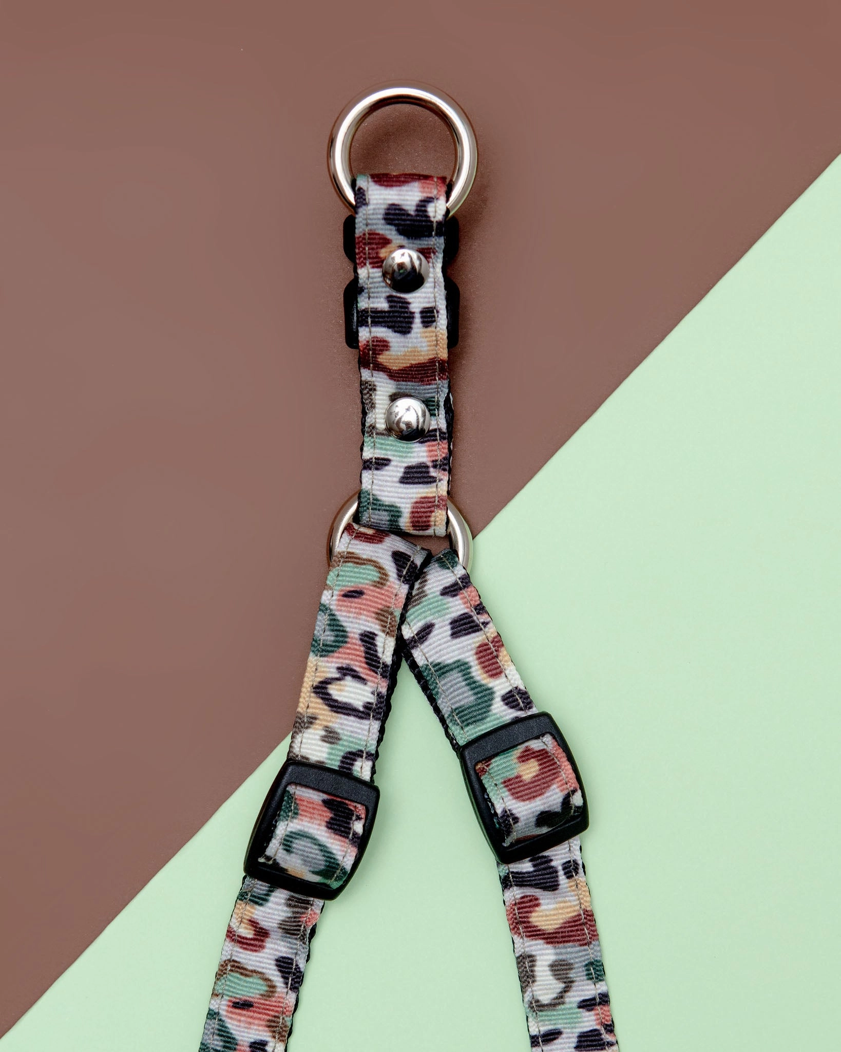 Step-In Dog Harness in Camo Leopard (Made in NYC)