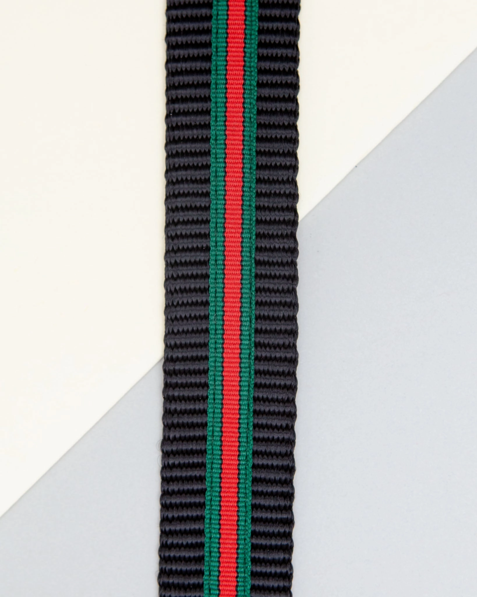Step-In Dog Harness in Luxe Green & Red Stripe (Made in NYC)