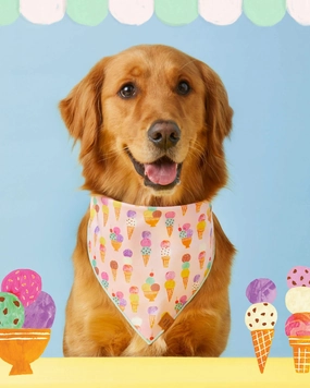 Sundae Fundae Dog Bandana (Made in the USA)