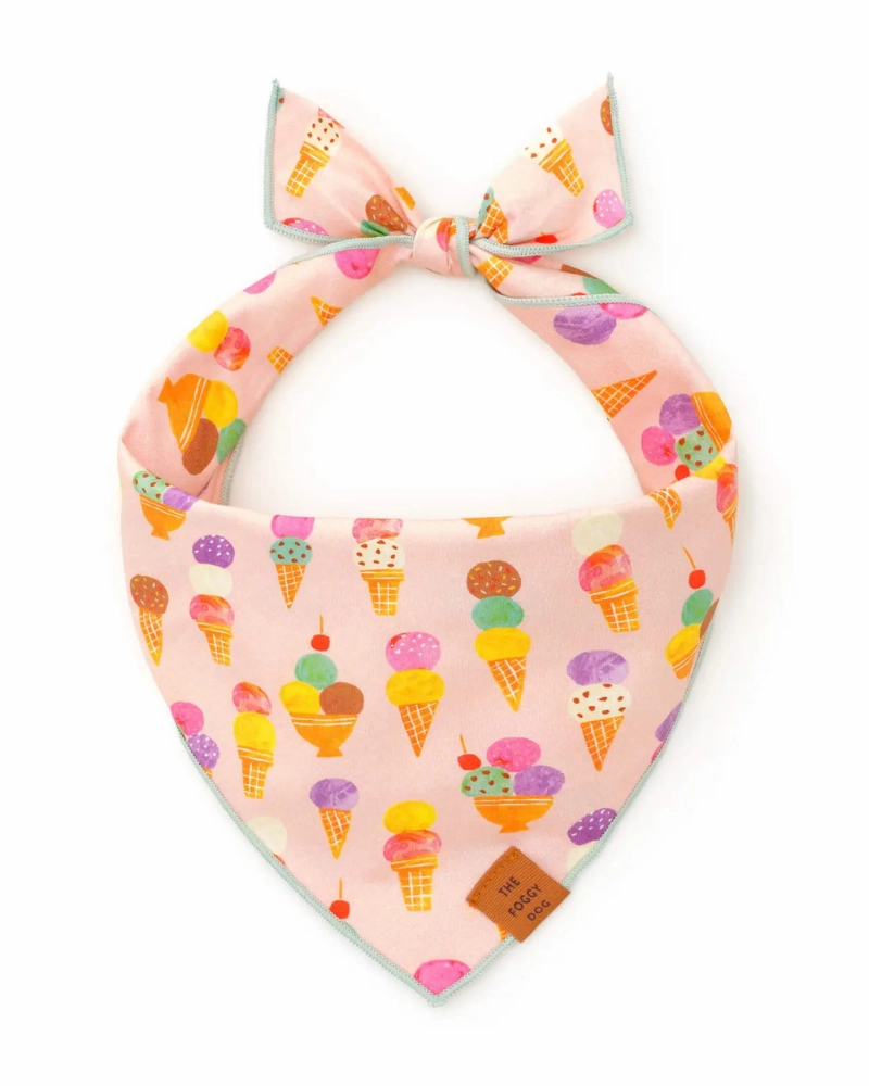 Sundae Fundae Dog Bandana (Made in the USA)