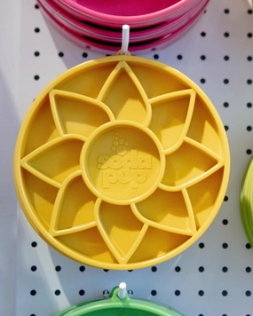 Sunflower Shallow Slow Feeder Tray for Dogs (Made in the USA)