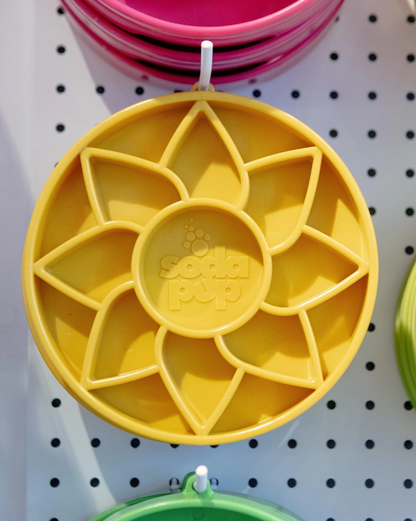 Sunflower Shallow Slow Feeder Tray for Dogs (Made in the USA)