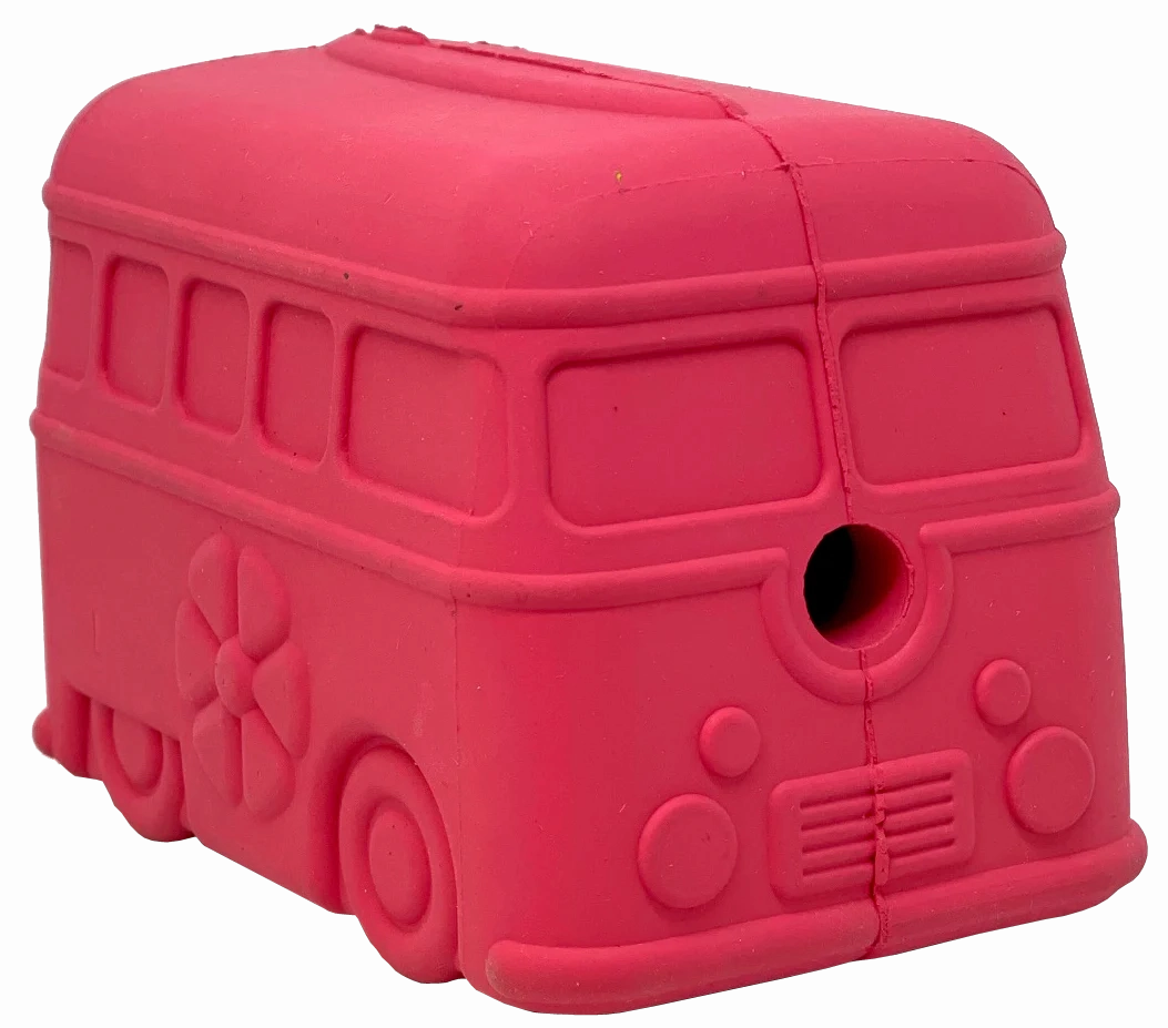 Treat Dispenser Chew Toy | Retro Van Pink