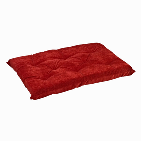 Tufted Cushion | Cherry Bones Microvelvet