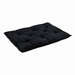 Tufted Cushion | Ebony Microvelvet
