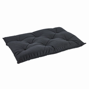 Tufted Cushion |  Flint Flanella Microvelvet