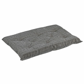 Tufted Cushion | Herringbone Microvelvet