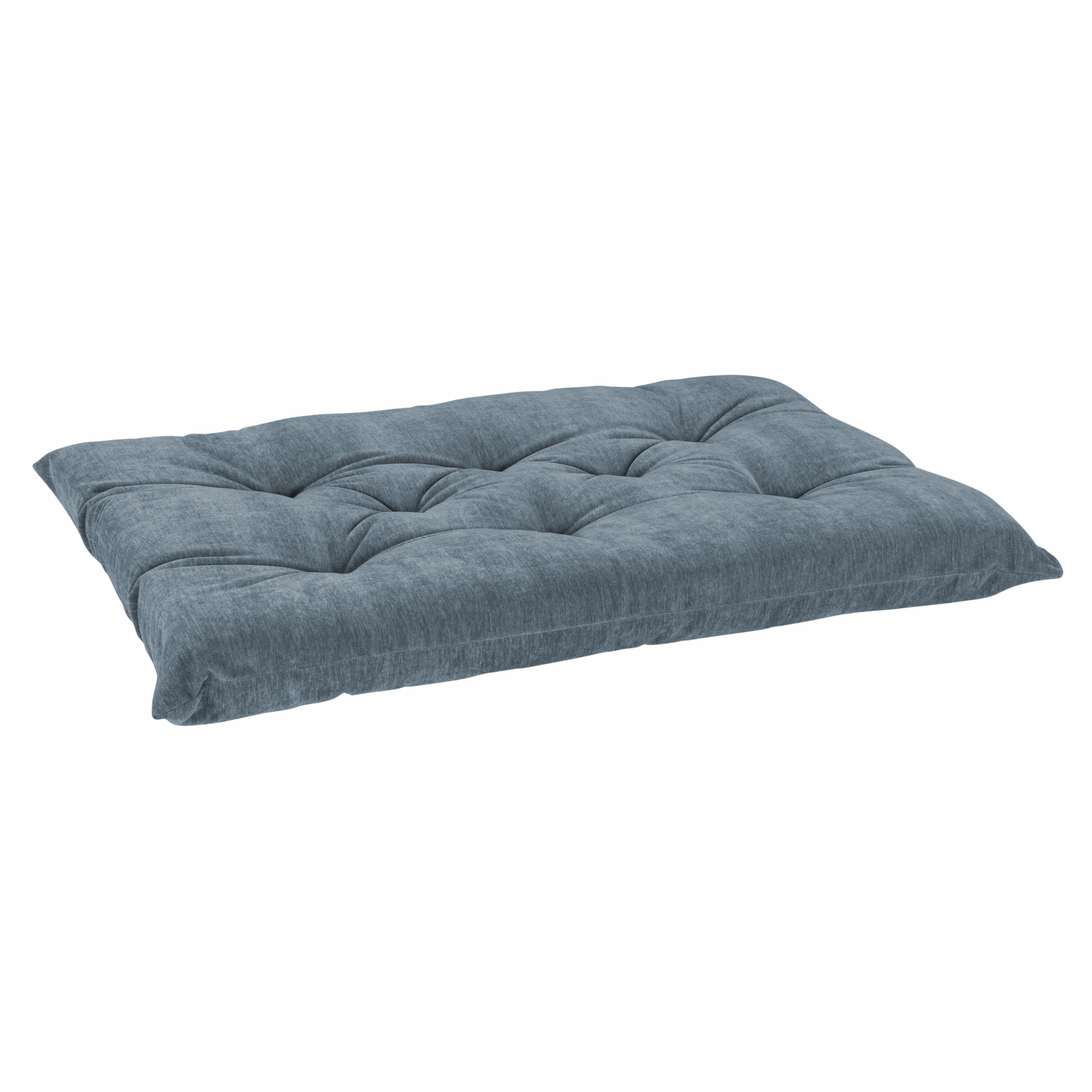 Tufted Cushion |  Mineral Washed Microvelvet