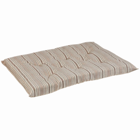 Tufted Cushion | Sanibel Stripe Linen