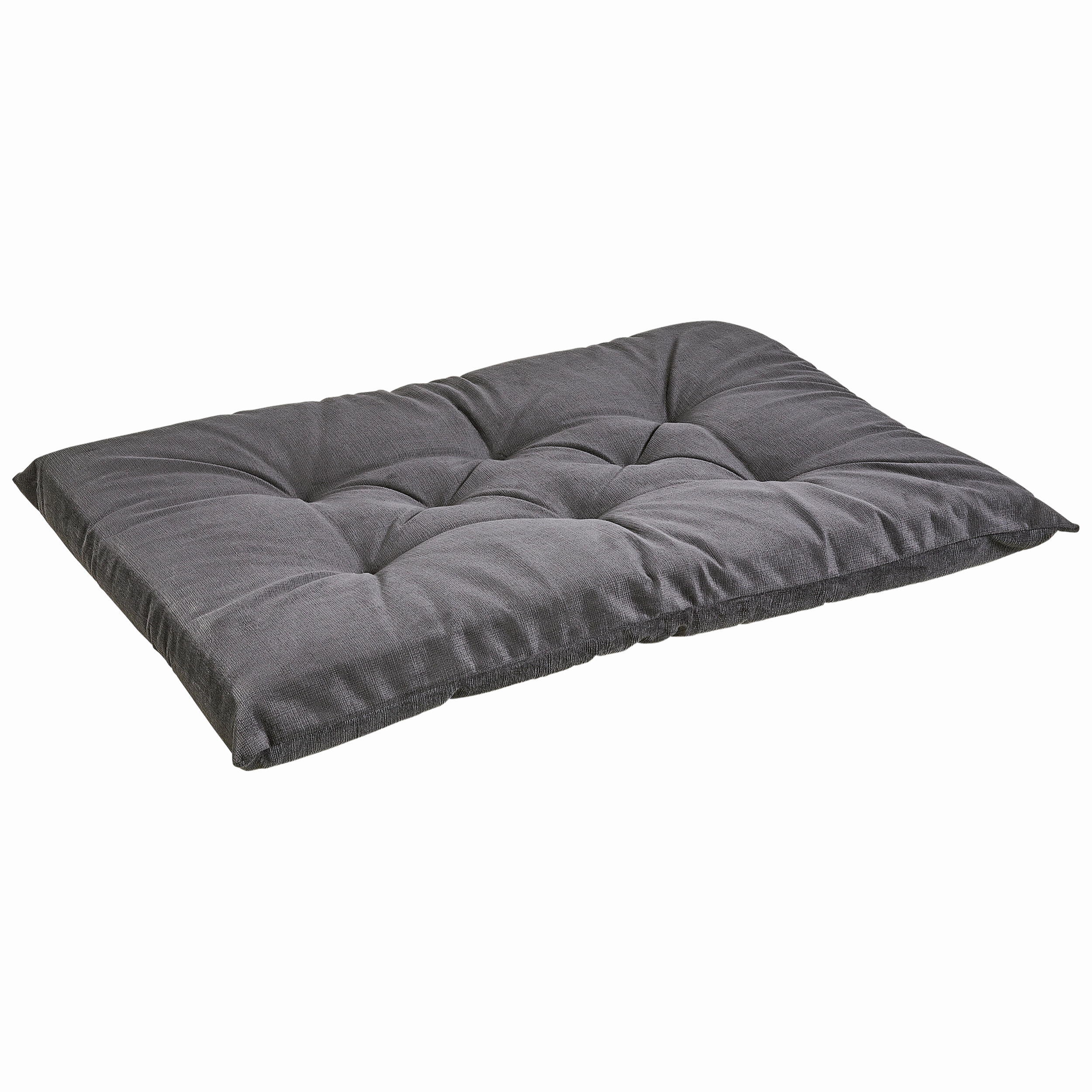 Tufted Cushion | Shale Microvelvet