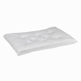 Tufted Cushion |  Snowflake Microvelvet