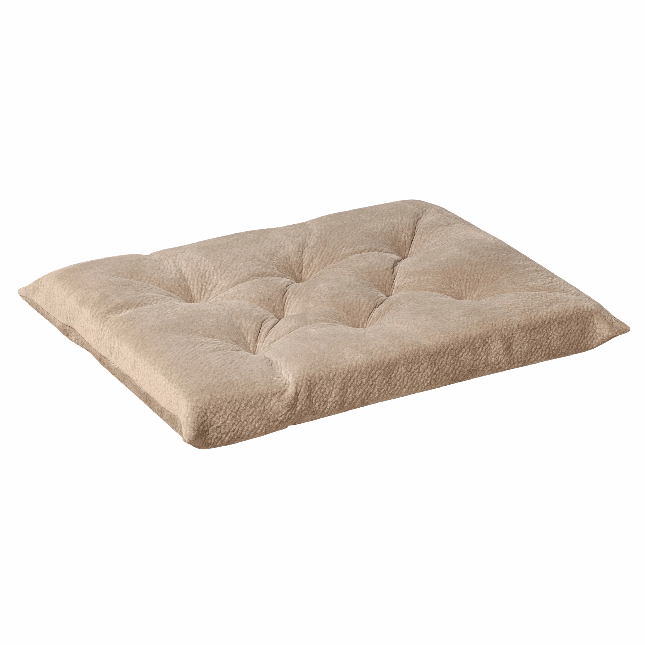 Tufted Cushion | Toast Microvelvet
