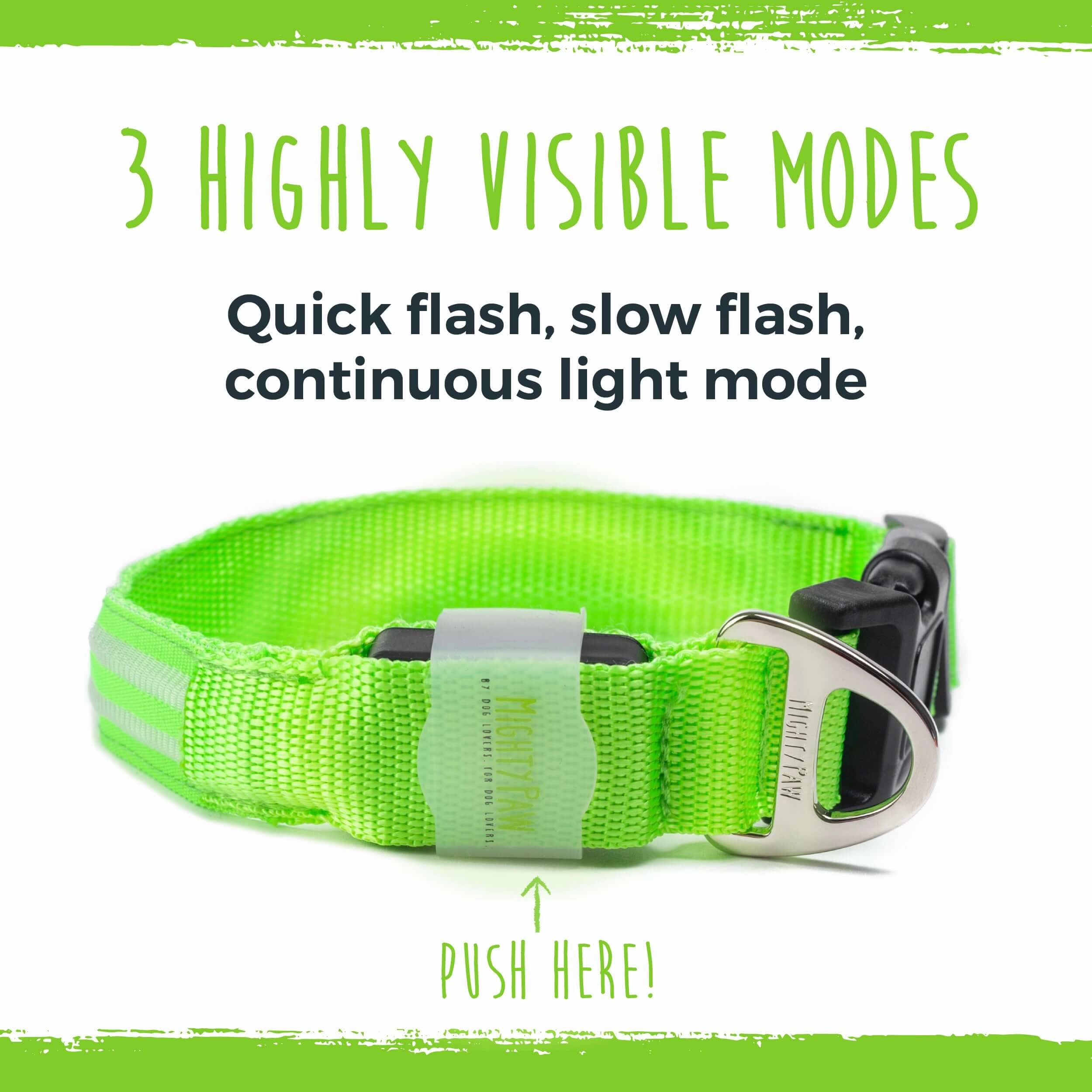 Weather-Resistant LED Collar